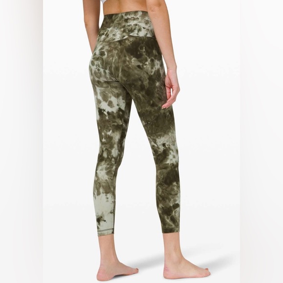 Lululemon Align Leggings Diamond Dye Light Sage Army &...